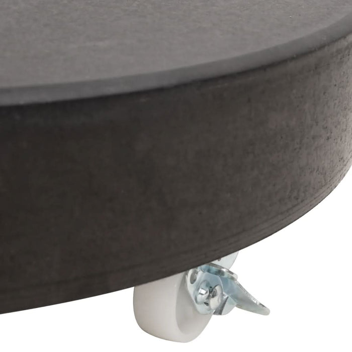 Suport umbrelă de soare, negru, 30 kg, granit, rotund - WALTI WALTI