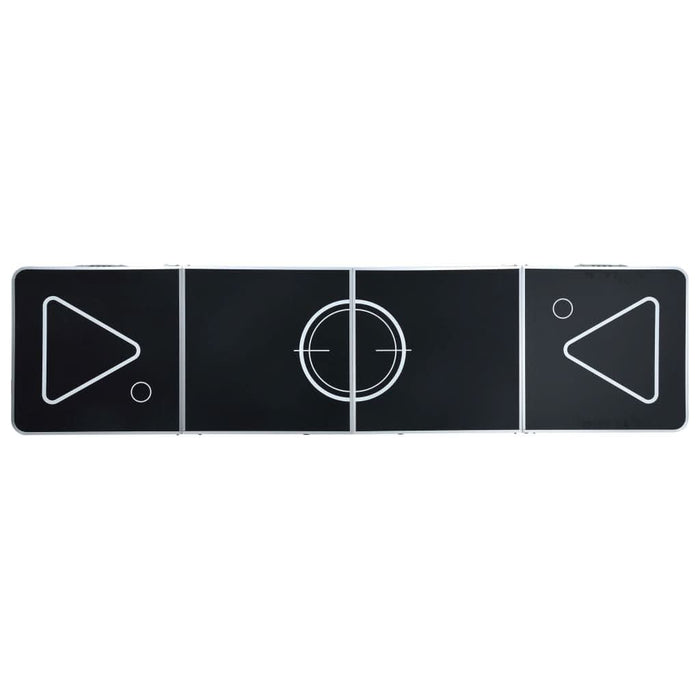 Masă de joc cu bere tip ping pong, pliabilă, negru, 240 cm - WALTI WALTI
