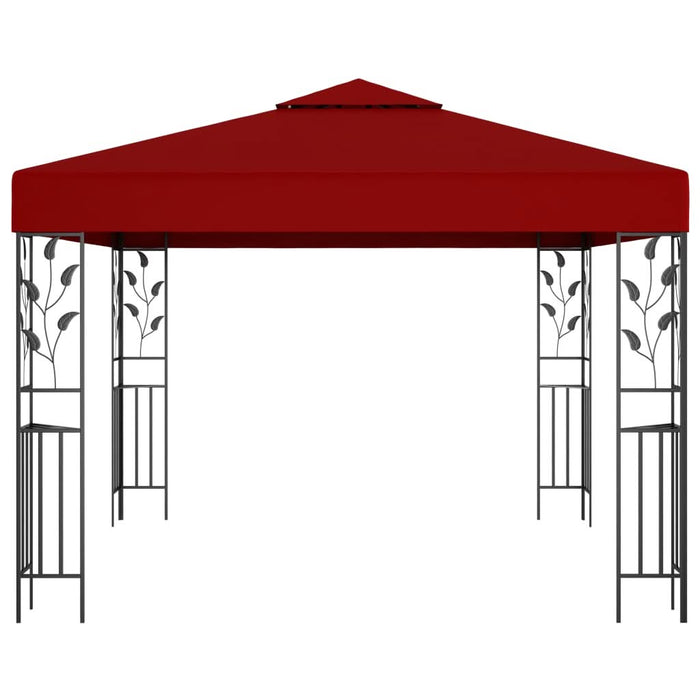 Pavilion, roșu vin, 3 x 3 m - WALTI WALTI
