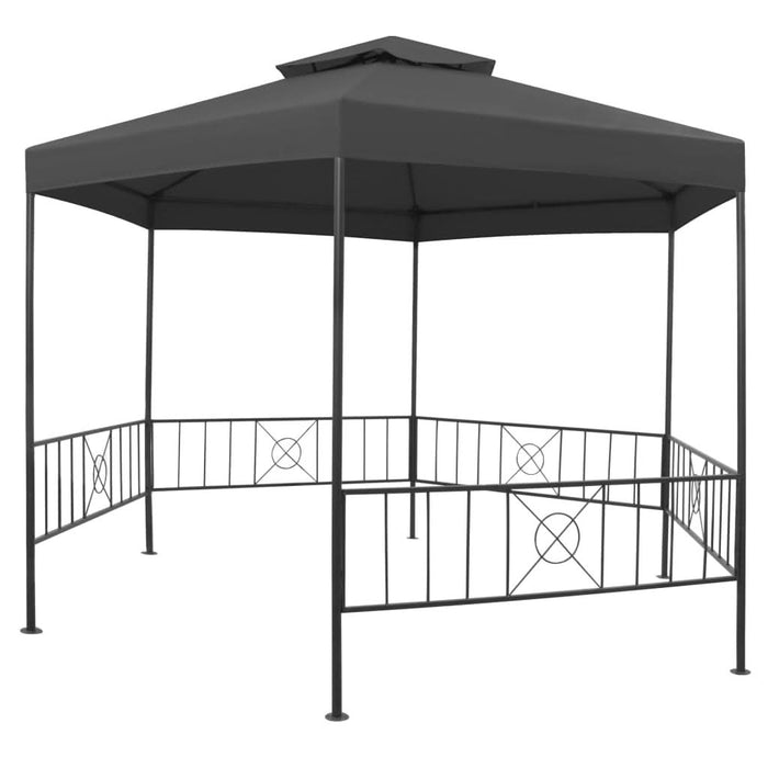 Pavilion de grădină, antracit, 323x275x265 cm - WALTI WALTI