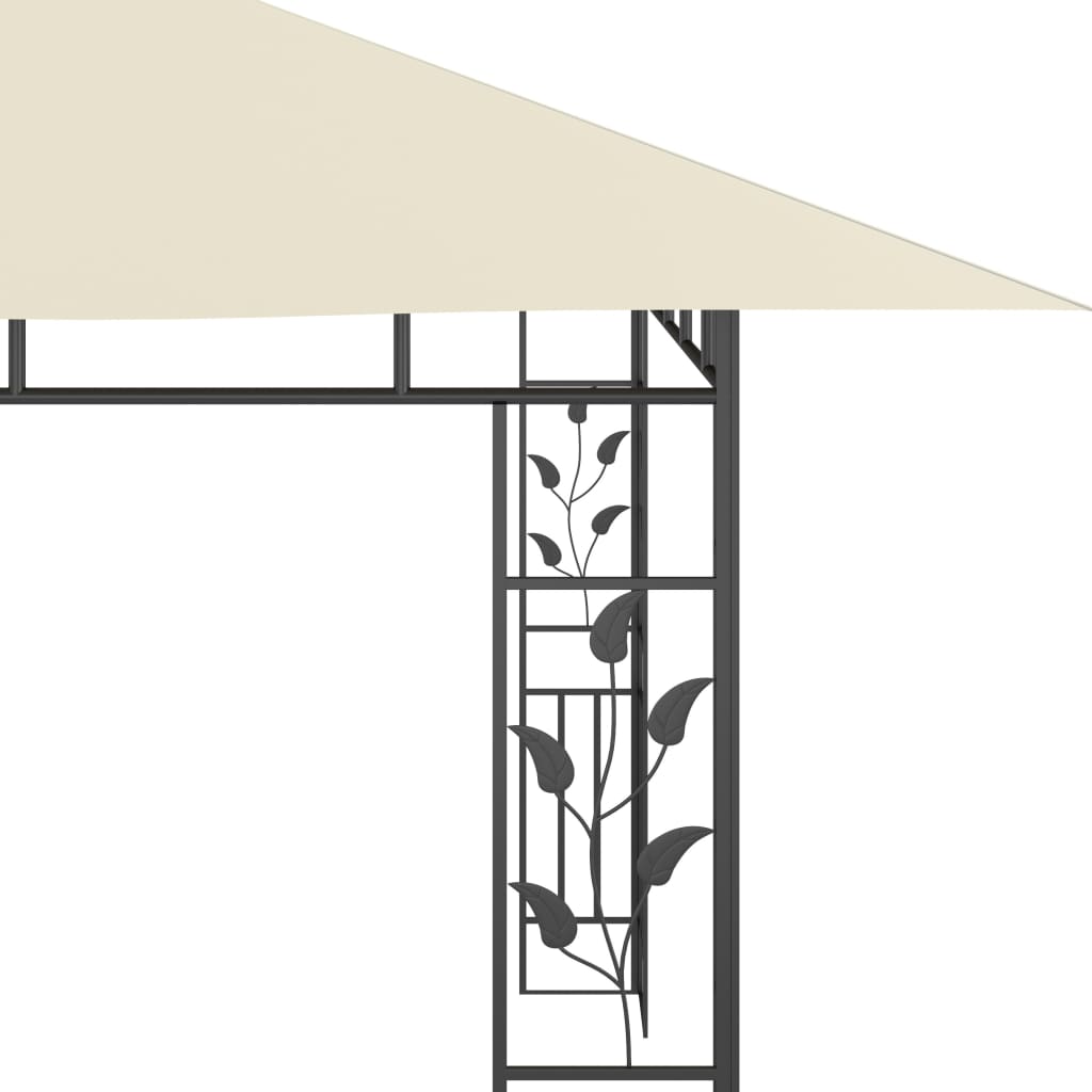 Pavilion cu plasă anti-țânțari, crem, 4x3x2,73 m, 180 g/m²