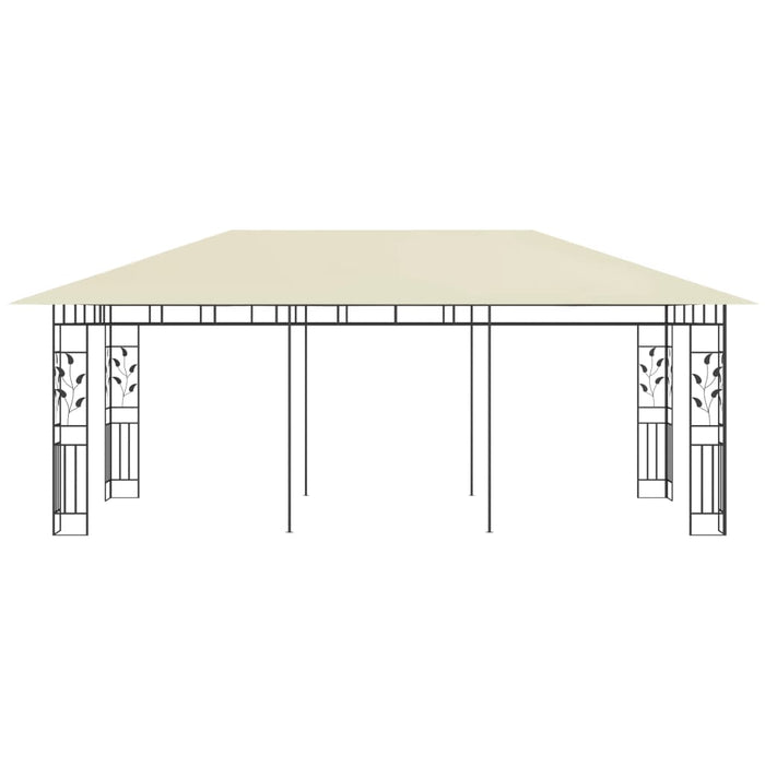 Pavilion cu plasă anti-țânțari, crem, 6 x 3 x 2,73 m - WALTI WALTI