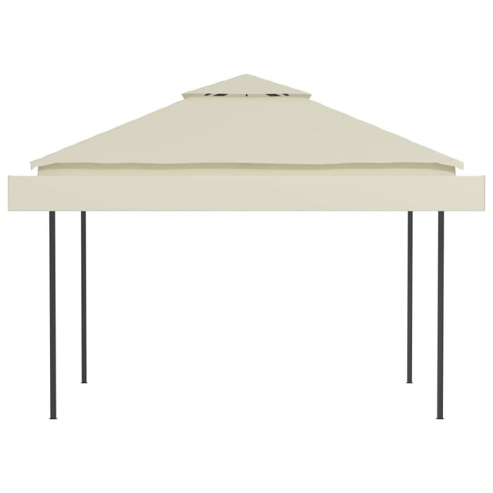 Pavilion cu acoperiș dublu extins, 3x3x2,75 m, crem, 180 g/m² - WALTI WALTI