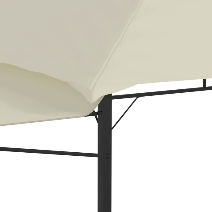 Pavilion cu acoperiș dublu extins, 3x3x2,75 m, crem, 180 g/m² - WALTI WALTI