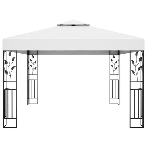 Pavilion cu acoperiș dublu, alb, 3 x 4 m - WALTI WALTI