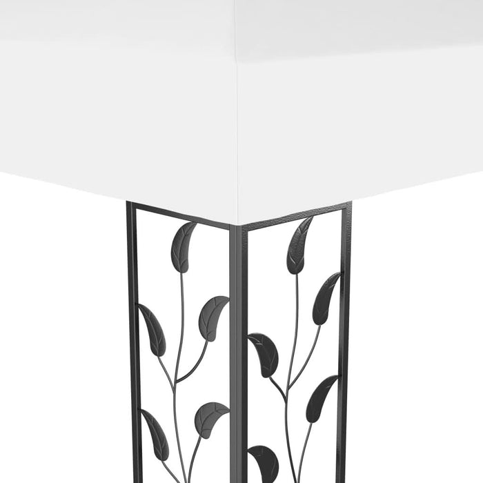 Pavilion cu acoperiș dublu, alb, 3 x 4 m - WALTI WALTI