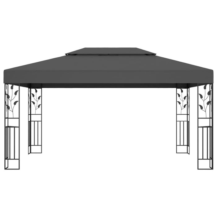 Pavilion cu acoperiș dublu, antracit, 3 x 4 m - WALTI WALTI