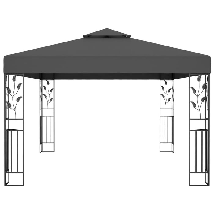 Pavilion cu acoperiș dublu, antracit, 3 x 4 m - WALTI WALTI