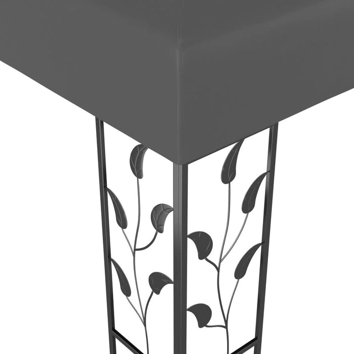 Pavilion cu acoperiș dublu, antracit, 3 x 4 m - WALTI WALTI