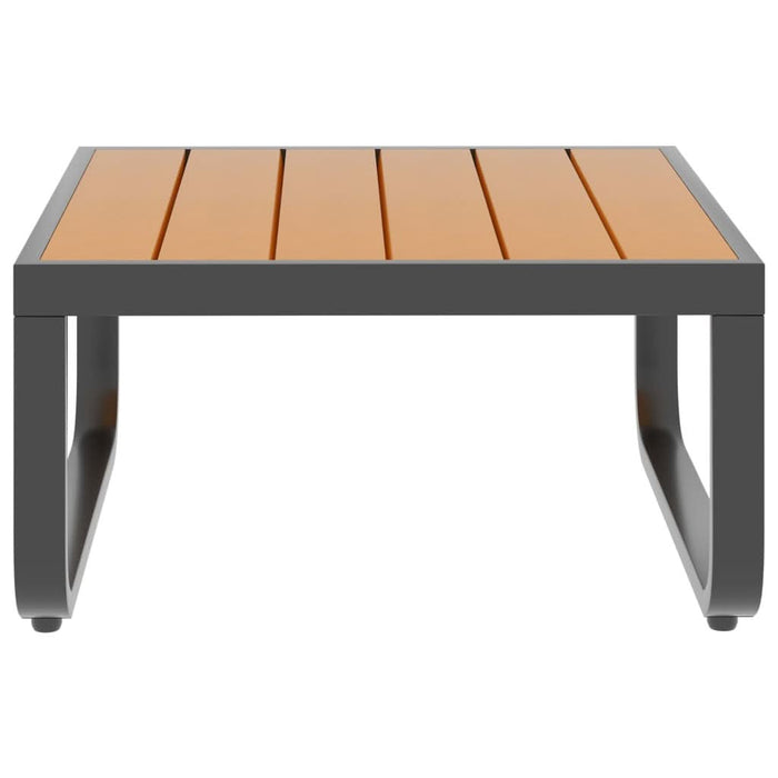 Set canapea de grădină colțar cu perne, 5 piese, aluminiu, WPC - WALTI WALTI