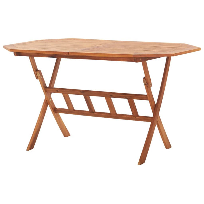 Masă de grădină pliabilă, 135x85x75 cm, lemn masiv de acacia - WALTI WALTI
