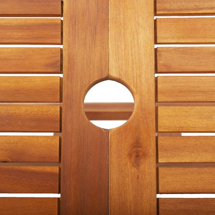 Masă de grădină pliabilă, 135x85x75 cm, lemn masiv de acacia - WALTI WALTI