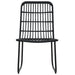 Set mobilier de bistro, 3 piese, negru, poliratan - WALTI WALTI