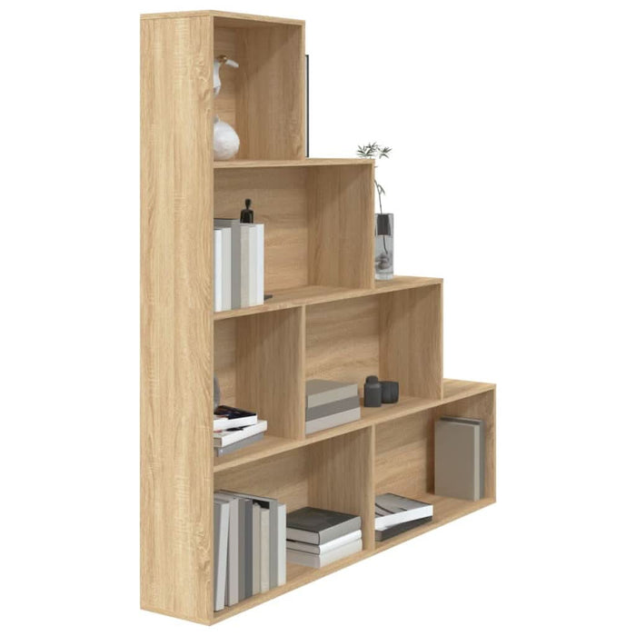 Bibliotecă/Separator cameră, stejar sonoma, 155x24x160 cm, PAL - WALTI WALTI
