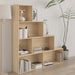 Bibliotecă/Separator cameră, stejar sonoma, 155x24x160 cm, PAL - WALTI WALTI
