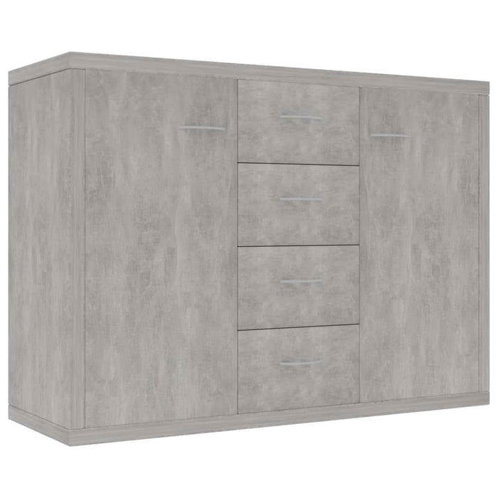 Servantă, gri beton, 88x30x65 cm, PAL - WALTI WALTI