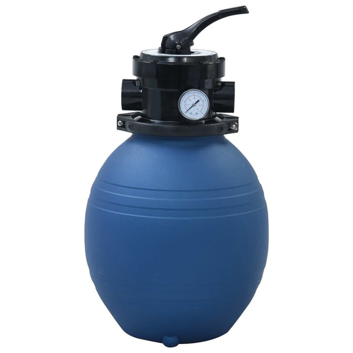 Filtru cu nisip pentru piscină supapă 4 poziții albastru 300 mm - WALTI WALTI