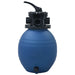Filtru cu nisip pentru piscină supapă 4 poziții albastru 300 mm - WALTI WALTI
