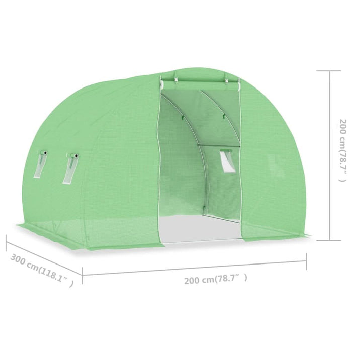 Seră, 6 m², 3 x 2 x 2 m - WALTI WALTI