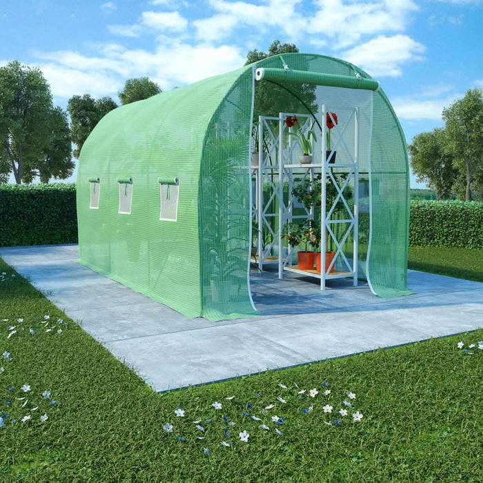 Seră, 6,86 m², 3,43 x 2 x 2 m - WALTI WALTI