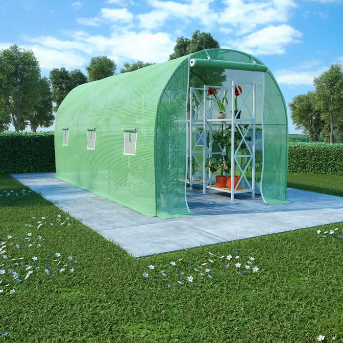 Seră, 9 m², 4,5 x 2 x 2 m - WALTI WALTI