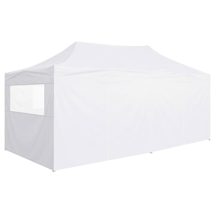 Cort de petrecere pliabil cu 4 pereți, alb, 3 x 6 m, oțel - WALTI WALTI