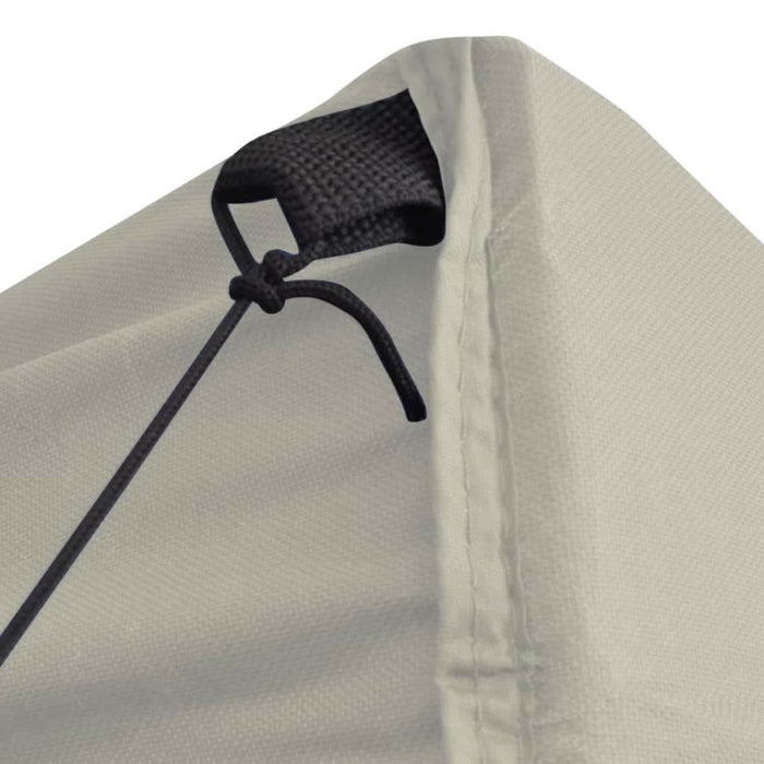 Cort de petrecere pliabil cu 4 pereți, crem, 2 x 2 m, oțel - WALTI WALTI
