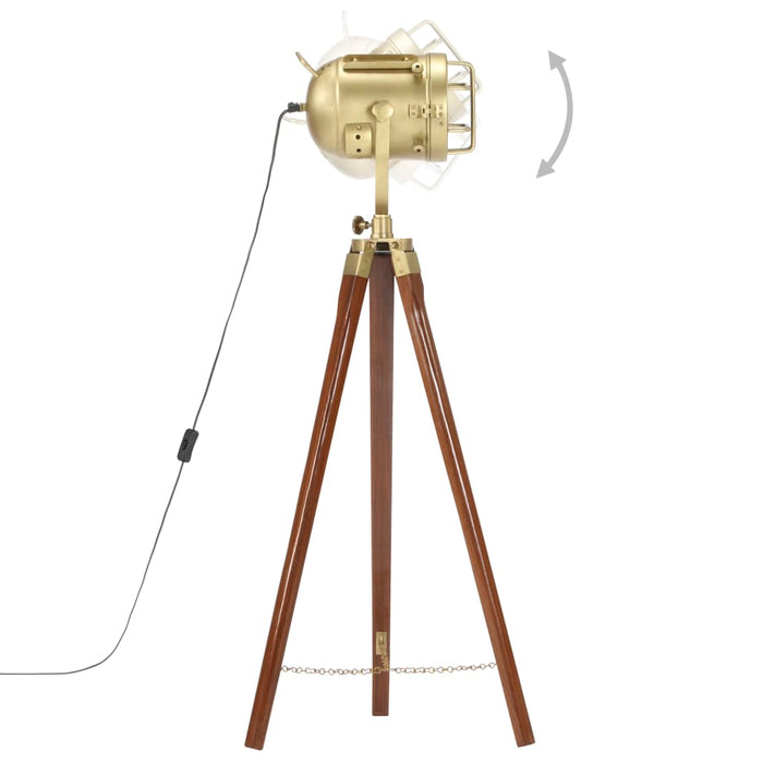 Lampă de podea cu trepied, 97 cm, lemn masiv de mango - WALTI WALTI