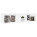 Raft de perete pentru CD-uri, alb, 75 x 18 x 18 cm, PAL - WALTI WALTI