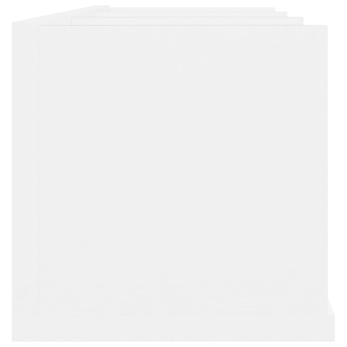 Raft de perete pentru CD-uri, alb, 75 x 18 x 18 cm, PAL - WALTI WALTI