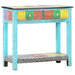 Masă consolă pictată manual, 80 x 35 x 75 cm, lemn masiv mango - WALTI WALTI