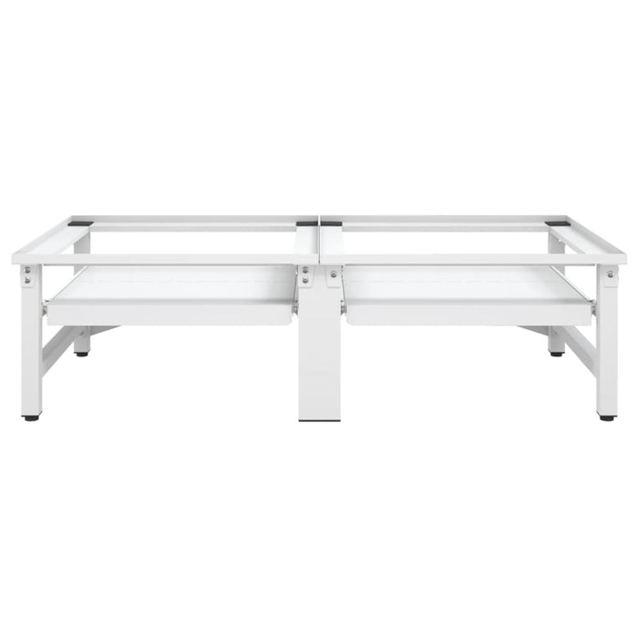 Suport mașină de spălat/uscător, cu rafturi retractabile, alb - WALTI WALTI