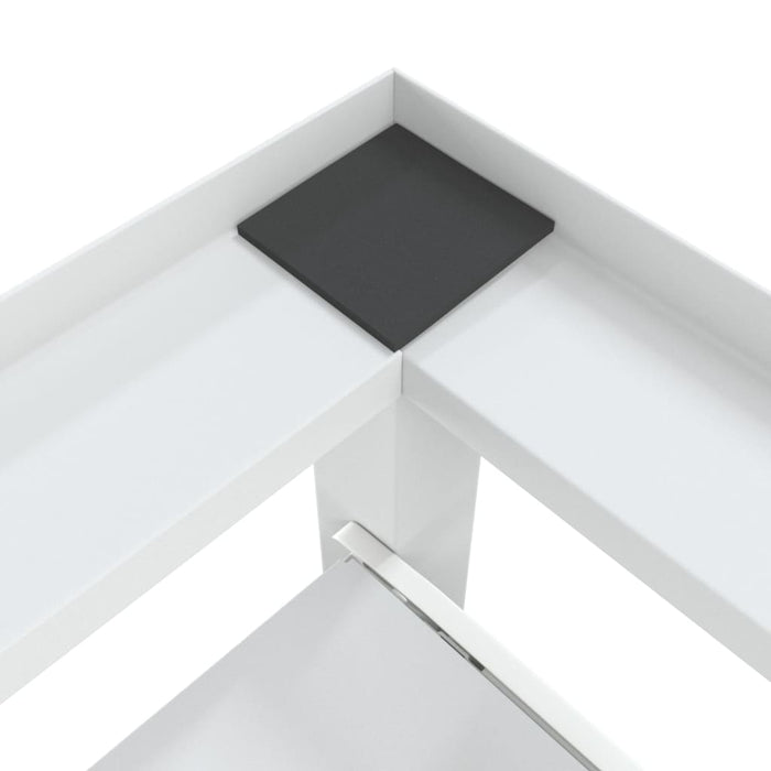 Suport mașină de spălat/uscător, cu rafturi retractabile, alb - WALTI WALTI