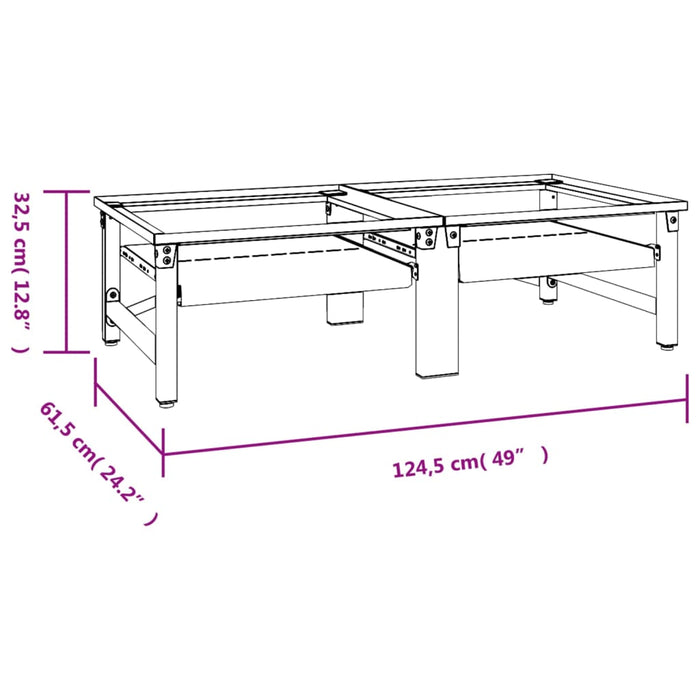 Suport mașină de spălat/uscător, cu rafturi retractabile, alb - WALTI WALTI