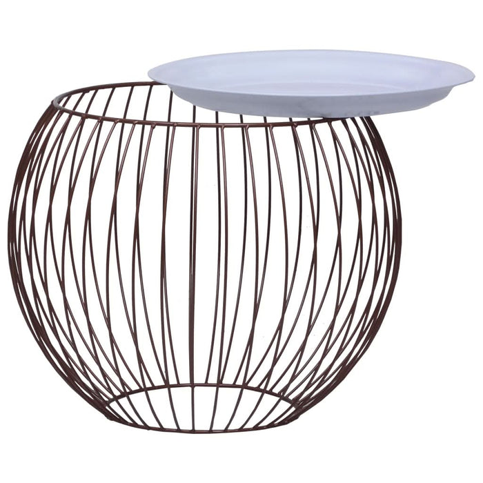 Măsuță de cafea, auriu, Ø 51 cm - WALTI WALTI
