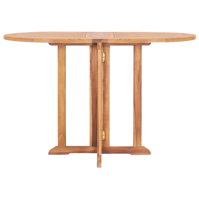 Set mobilier de exterior pliabil, 5 piese, lemn masiv de tec - WALTI WALTI