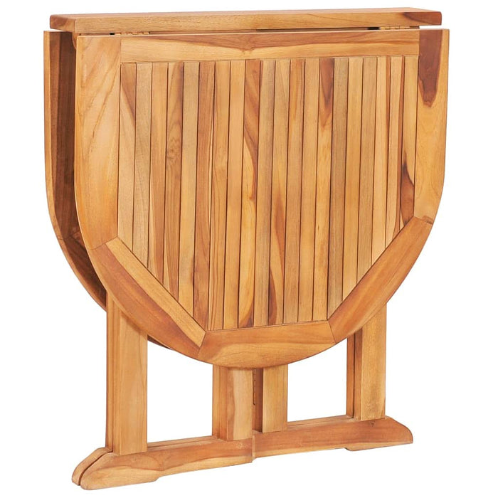 Set mobilier de exterior pliabil, 5 piese, lemn masiv de tec - WALTI WALTI