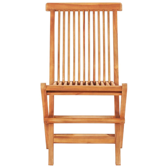 Set mobilier de exterior pliabil, 5 piese, lemn masiv de tec - WALTI WALTI