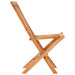 Set mobilier de exterior pliabil, 5 piese, lemn masiv de tec - WALTI WALTI