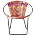 Scaun rotund Chindi, multicolor, material textil - WALTI WALTI