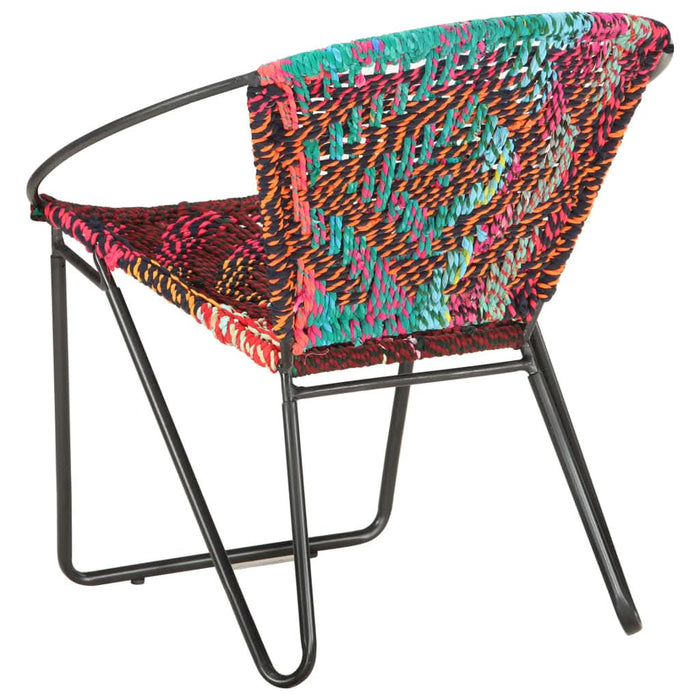 Scaun rotund Chindi, multicolor, material textil - WALTI WALTI