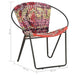 Scaun rotund Chindi, multicolor, material textil - WALTI WALTI