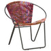 Scaun rotund Chindi, multicolor, material textil - WALTI WALTI