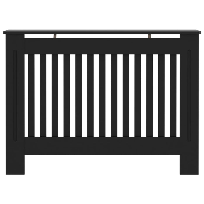 Mască pentru calorifer, negru, 112 x 19 x 81 cm, MDF - WALTI WALTI