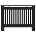Mască pentru calorifer, negru, 112 x 19 x 81 cm, MDF - WALTI WALTI