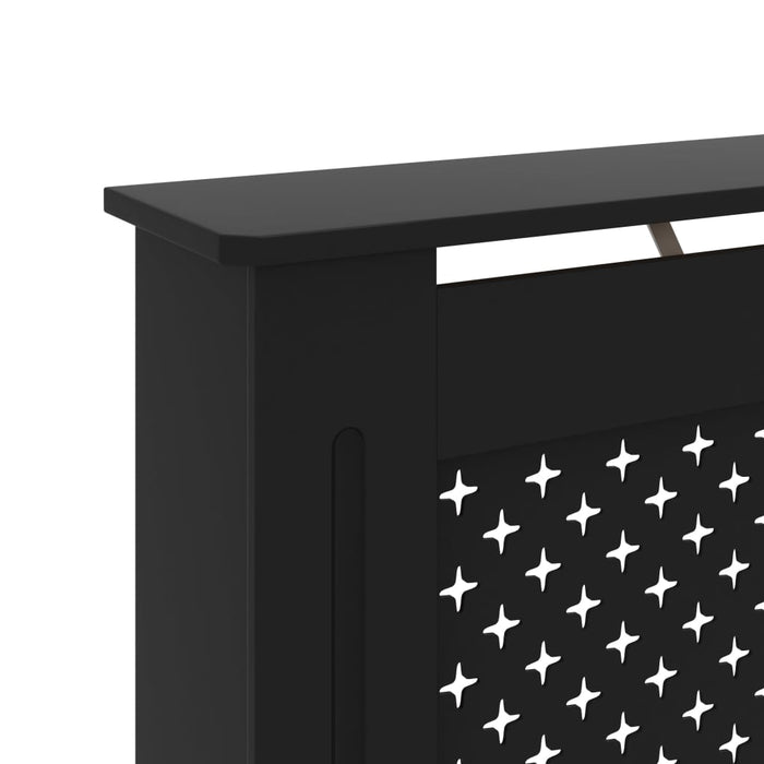 Mască pentru calorifer, negru, 172 x 19 x 81 cm, MDF - WALTI WALTI