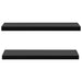 Rafturi de perete suspendate, 2 buc., negru, 100x20x3,8 cm - WALTI WALTI