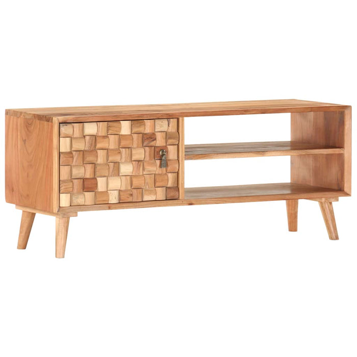 Comodă TV, 100 x 35 x 40 cm, lemn masiv de acacia - WALTI WALTI