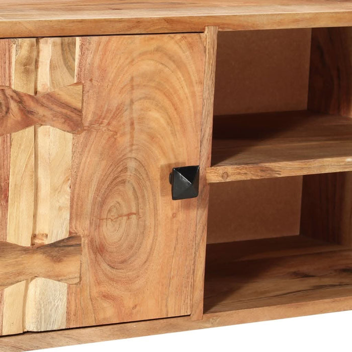 Comodă TV, 118 x 30 x 45 cm, lemn masiv de acacia - WALTI WALTI