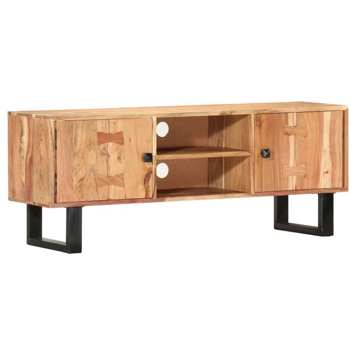 Comodă TV, 118 x 30 x 45 cm, lemn masiv de acacia - WALTI WALTI